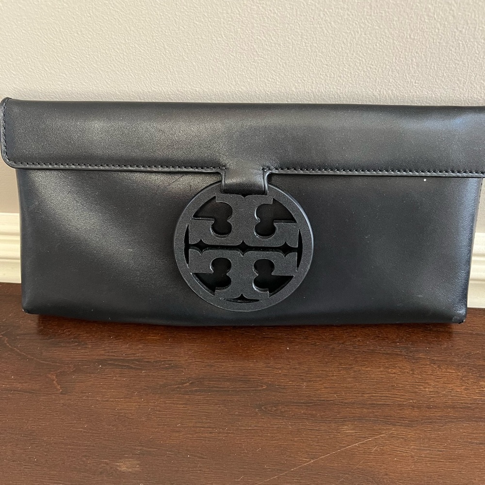 Tory Burch black clutch